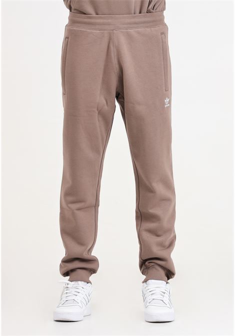 Brown Trefoil essentials men's trousers ADIDAS ORIGINALS | IR7799.